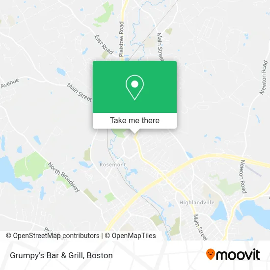 Grumpy's Bar & Grill map