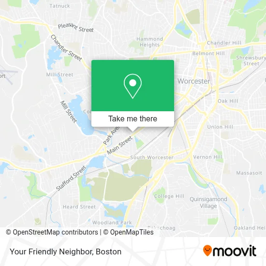 Your Friendly Neighbor map