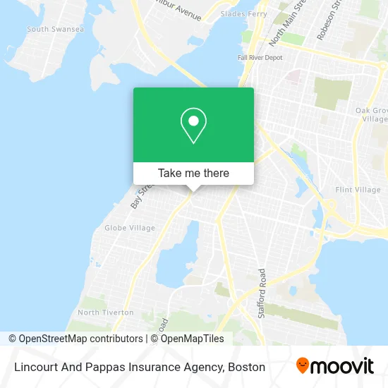 Lincourt And Pappas Insurance Agency map