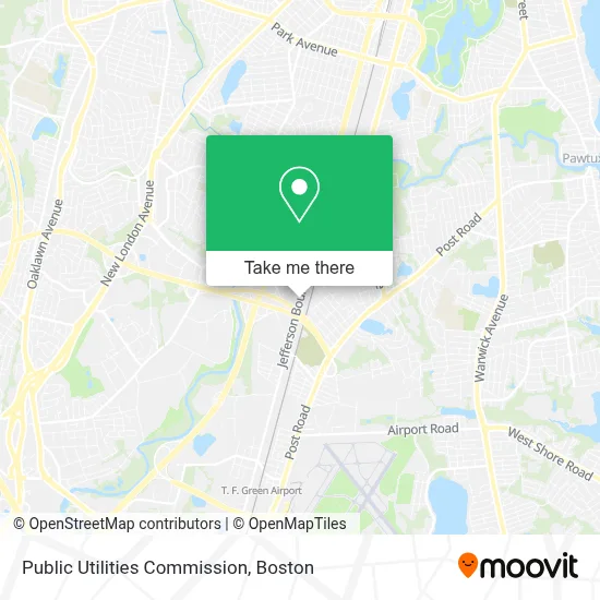 Public Utilities Commission map
