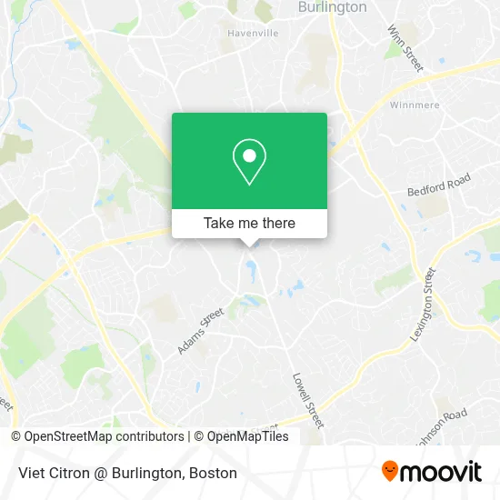 Viet Citron @ Burlington map