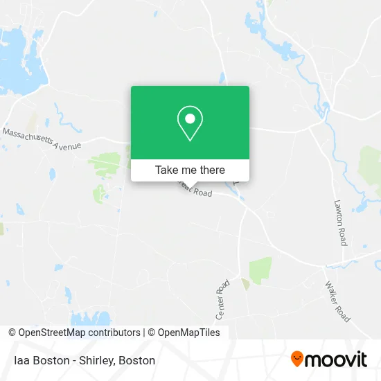 Iaa Boston - Shirley map