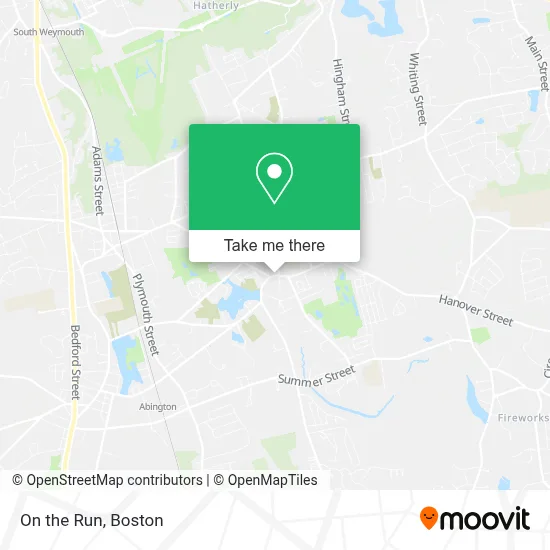 On the Run map