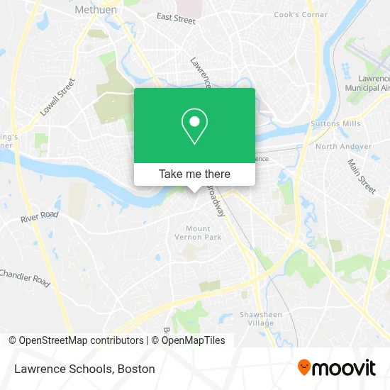 Lawrence Schools map