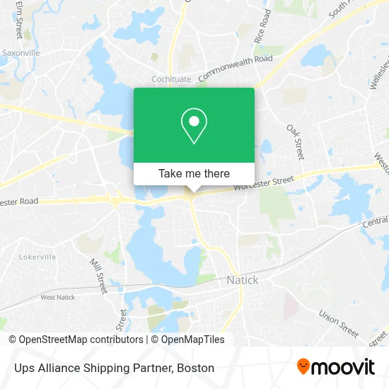 Ups Alliance Shipping Partner map