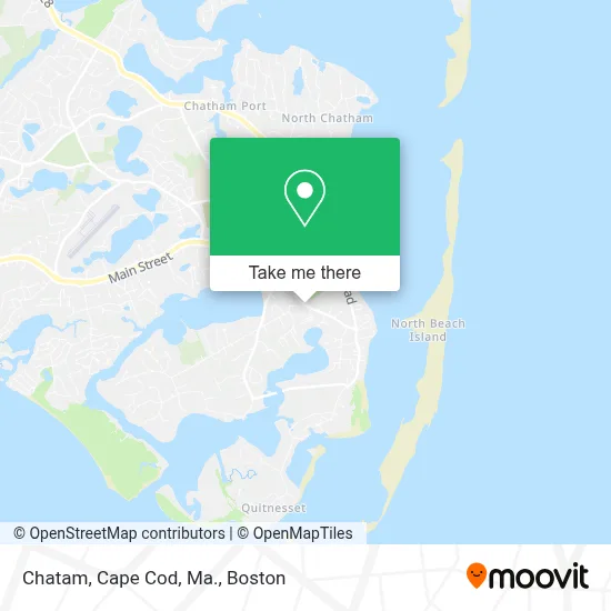 Chatam, Cape Cod, Ma. map