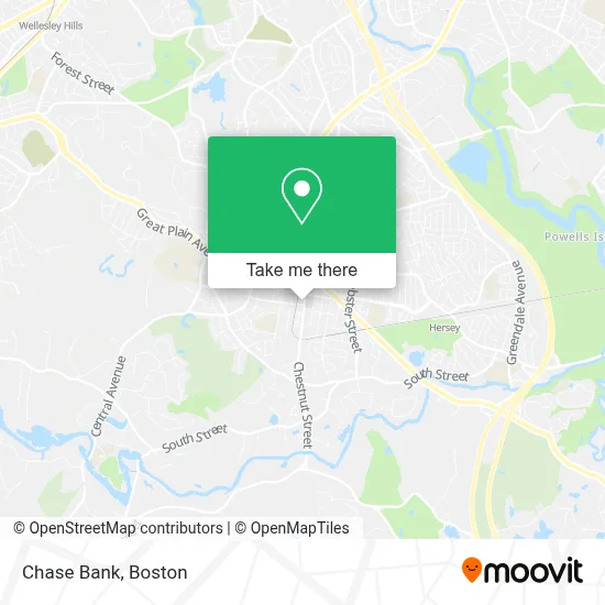 Chase Bank map