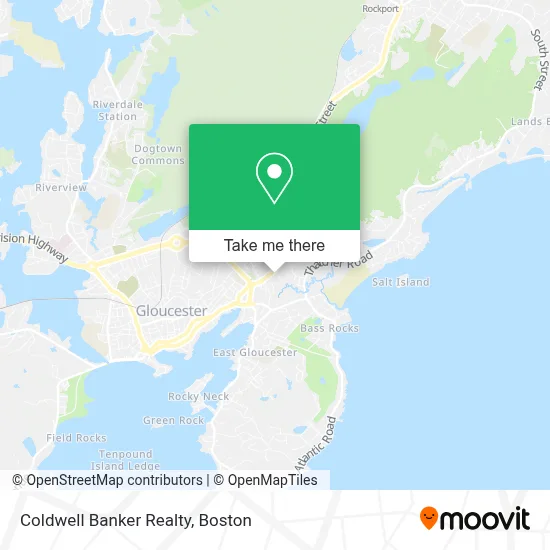 Coldwell Banker Realty map