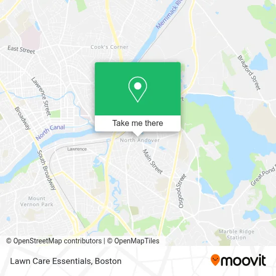Lawn Care Essentials map