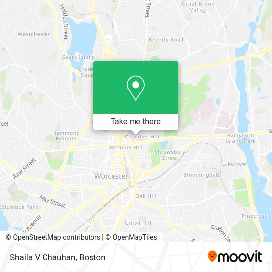 Shaila V Chauhan map