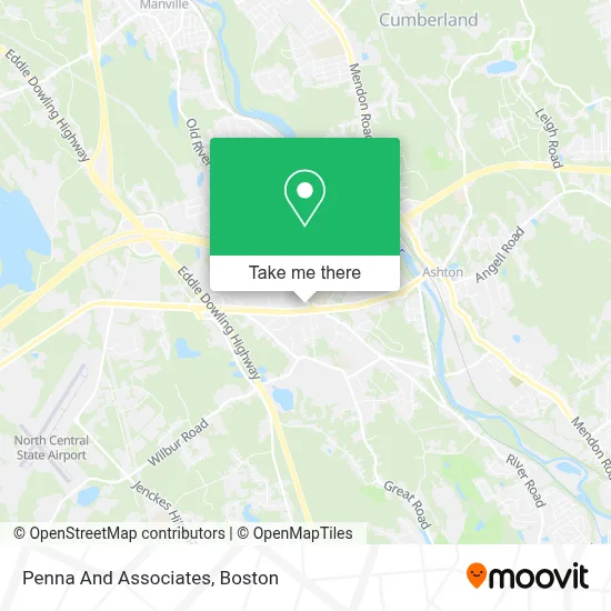 Penna And Associates map