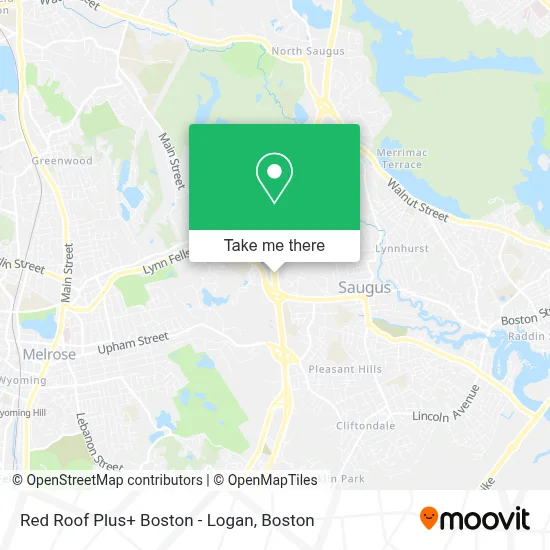 Red Roof Plus+ Boston - Logan map