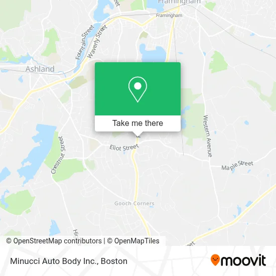 Minucci Auto Body Inc. map