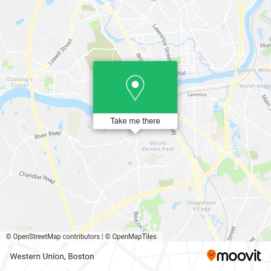 Western Union map