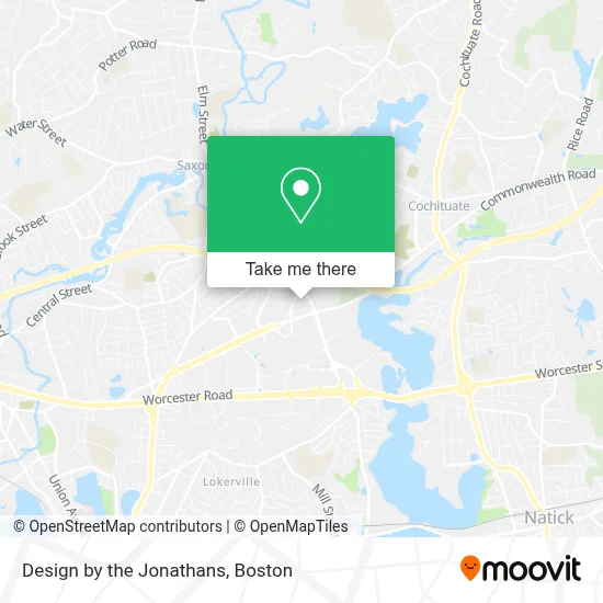 Design by the Jonathans map