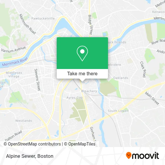 Alpine Sewer map