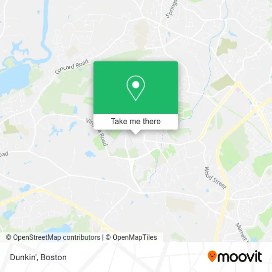 Dunkin' map
