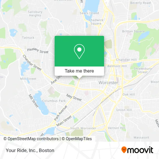 Your Ride, Inc. map