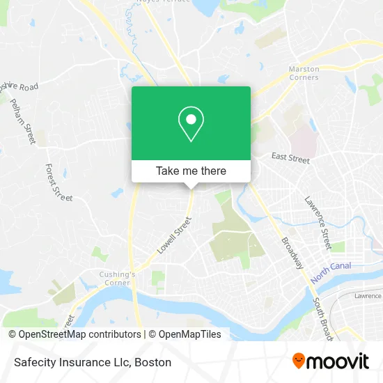 Safecity Insurance Llc map