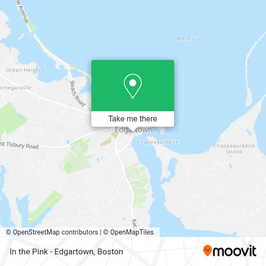 In the Pink - Edgartown map