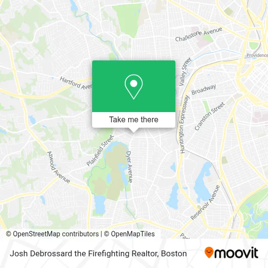 Josh Debrossard the Firefighting Realtor map