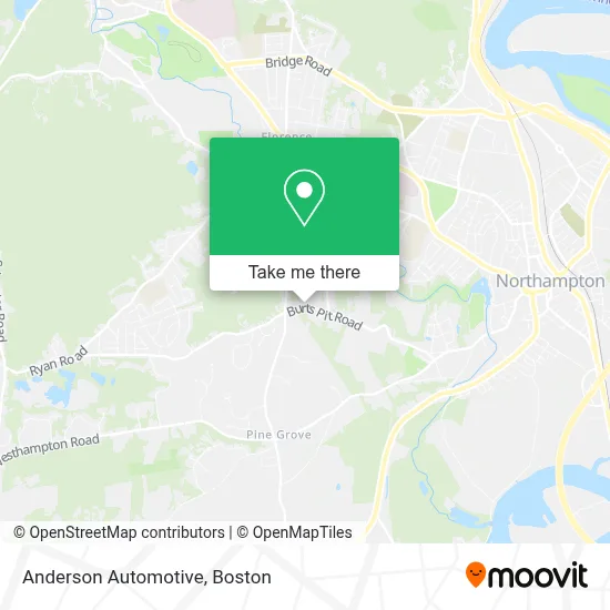 Anderson Automotive map