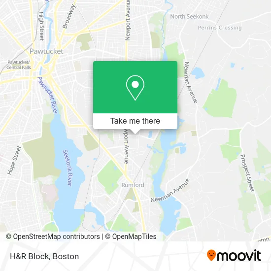 H&R Block map