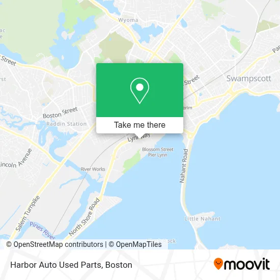 Harbor Auto Used Parts map