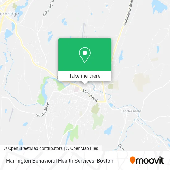 Harrington Behavioral Health Services map