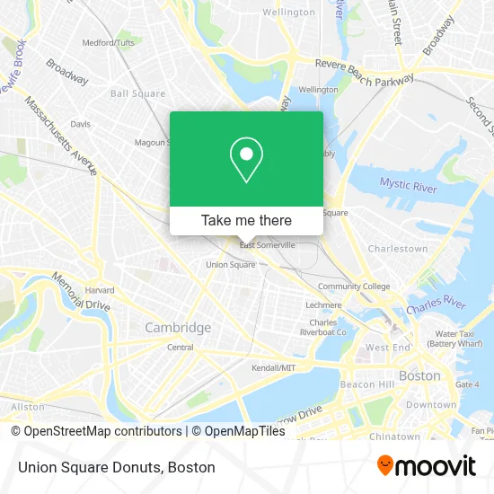 Union Square Donuts map