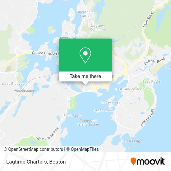 Lagtime Charters map