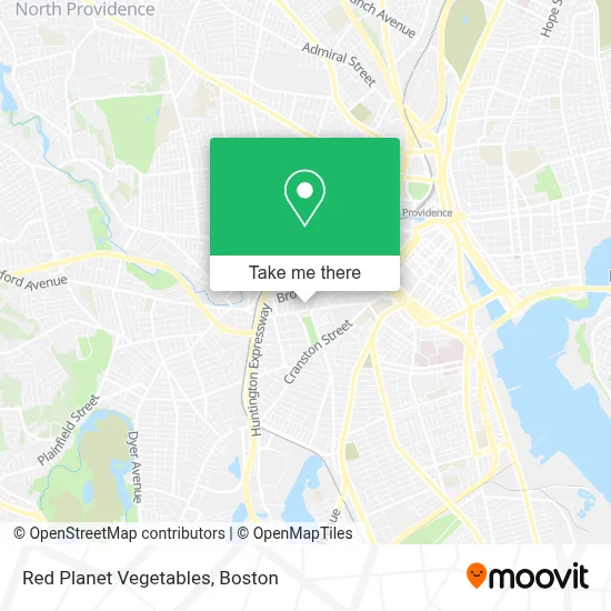Red Planet Vegetables map