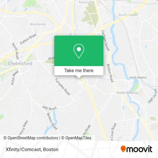 Xfinity/Comcast map