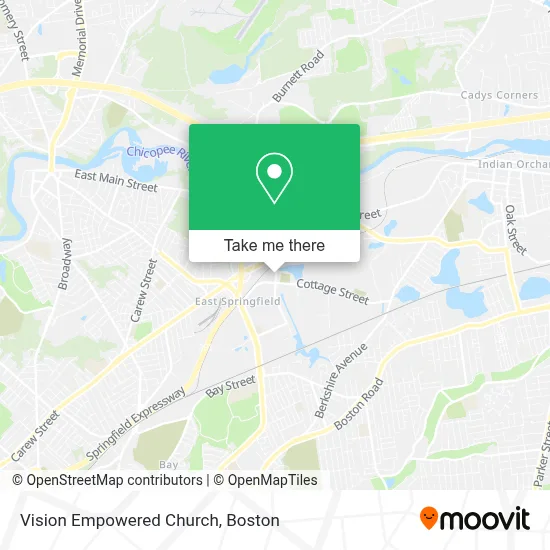 Vision Empowered Church map
