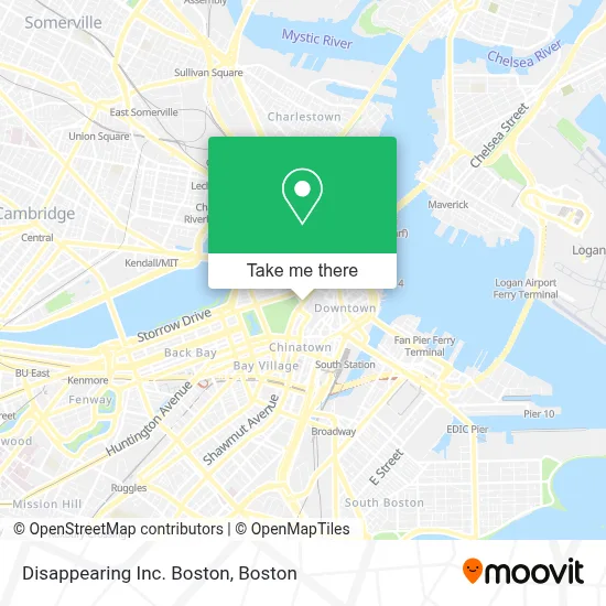 Disappearing Inc. Boston map