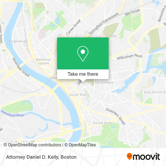 Attorney Daniel D. Kelly map