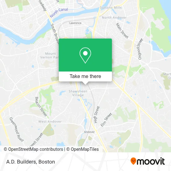 A.D. Builders map