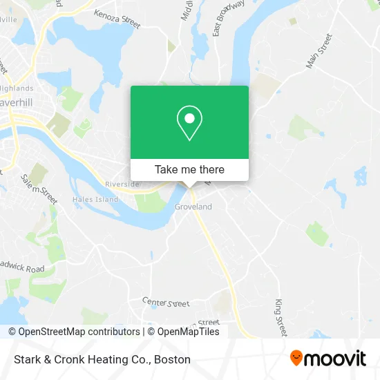 Stark & Cronk Heating Co. map