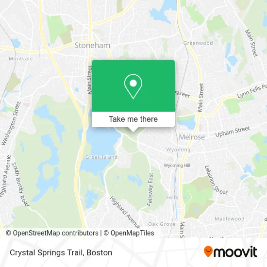 Crystal Springs Trail map