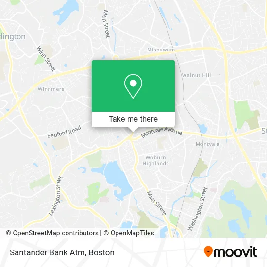 Santander Bank Atm map