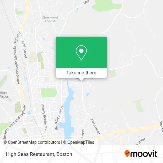 High Seas Restaurant map