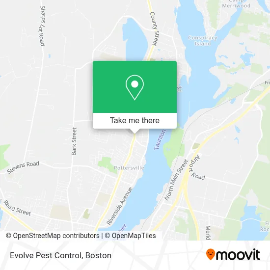Evolve Pest Control map