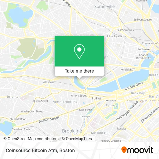 Coinsource Bitcoin Atm map