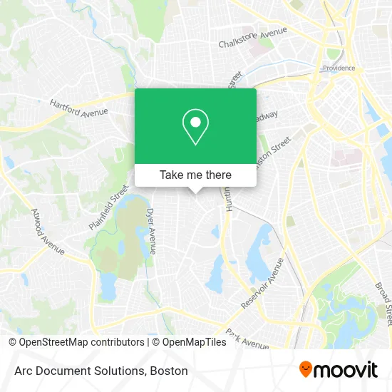 Arc Document Solutions map