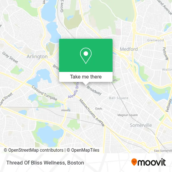Thread Of Bliss Wellness map