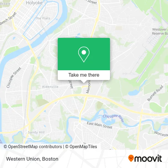 Western Union map