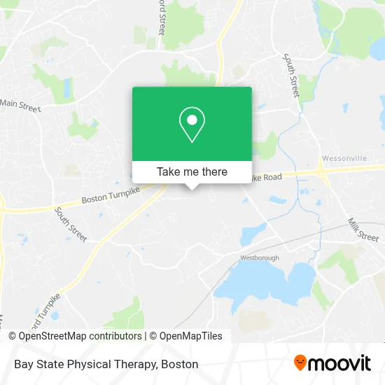 Bay State Physical Therapy map