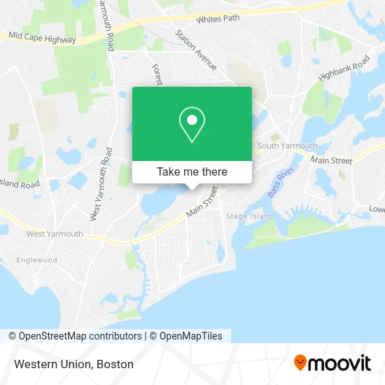 Western Union map