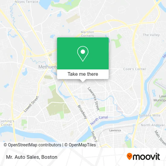 Mr. Auto Sales map