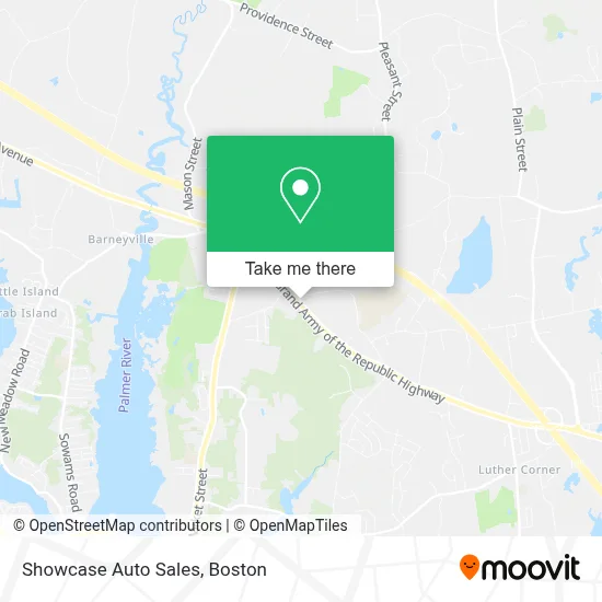 Showcase Auto Sales map